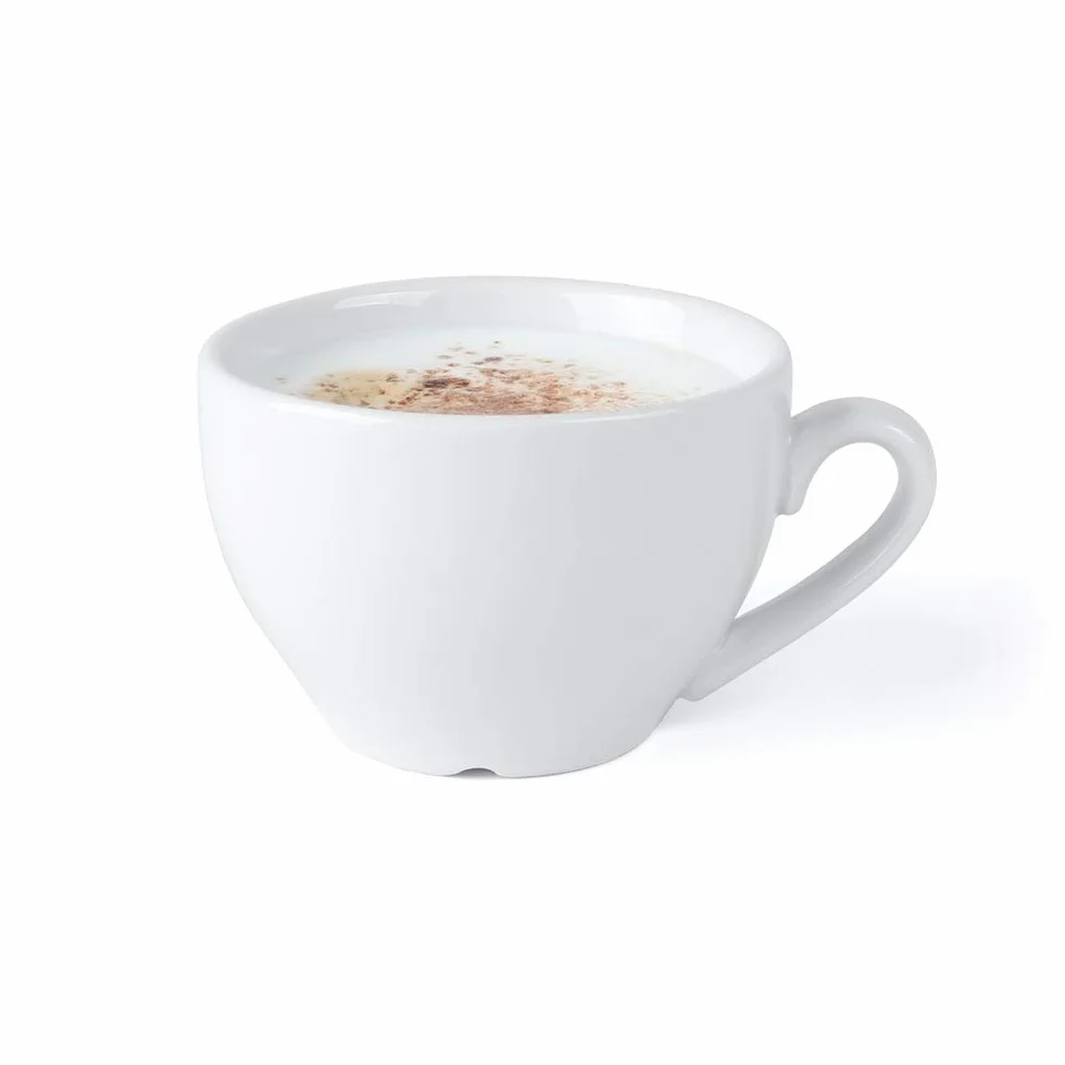 Holst Porzellan CL 004 Kawa/Cappuccino górna część 0,20 l classico, biała, 11,3 x 8,9 x 5,9 cm, 6 sztuk
