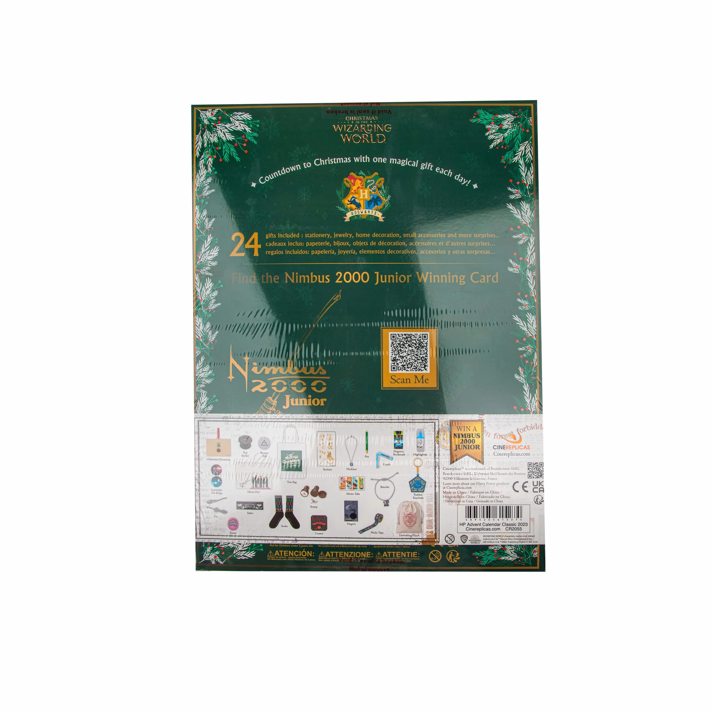 Cinereplicas Harry Potter - Kalendarz Adwentowy 2023 - Oficjalna licencja