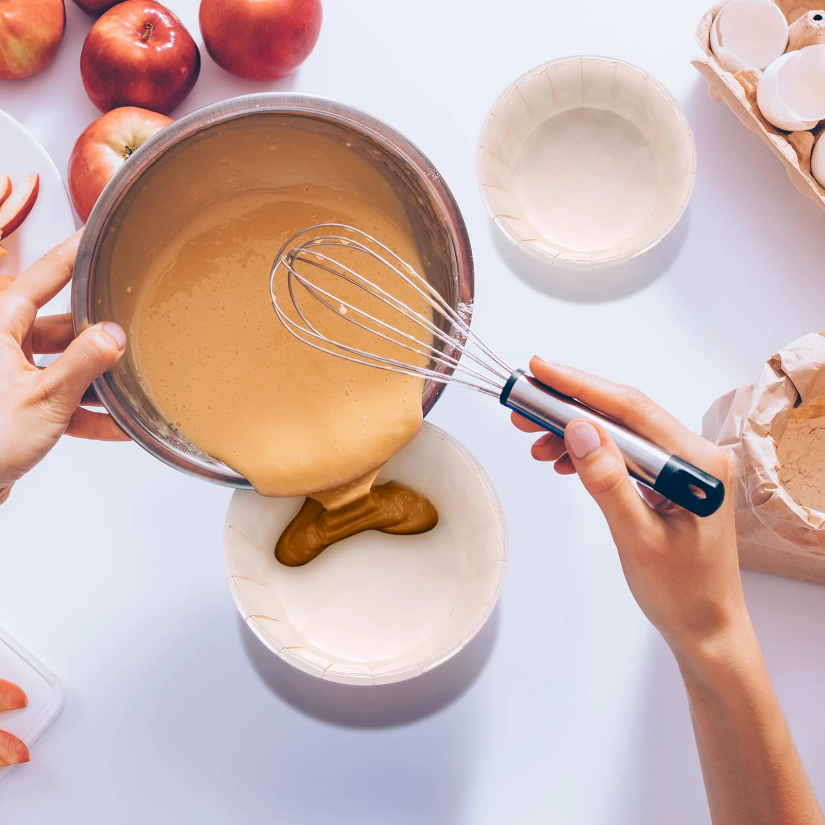 Papierowe foremki do muffinek, 100 szt., mini muffinki, papierowe foremki do pieczenia, foremki do muffinek, babeczek, na wesele, Boże Narodzenie, urodziny, imprezę