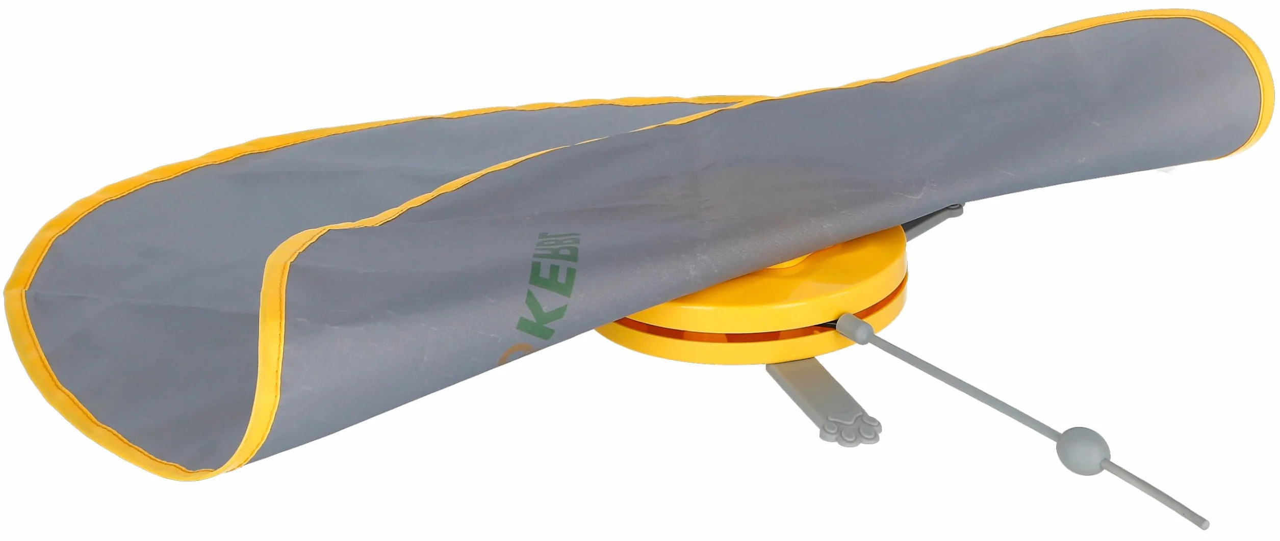 Kerbl Pet 81666 Zabawka dla Kota, Szary/Żółty, 70 x 53 x 5 cm