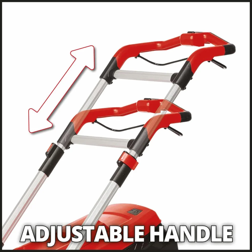 Einhell Rasarro 36/38 Kit Power X-Change Kosiarka, Czerwony/Czarny, 45 l