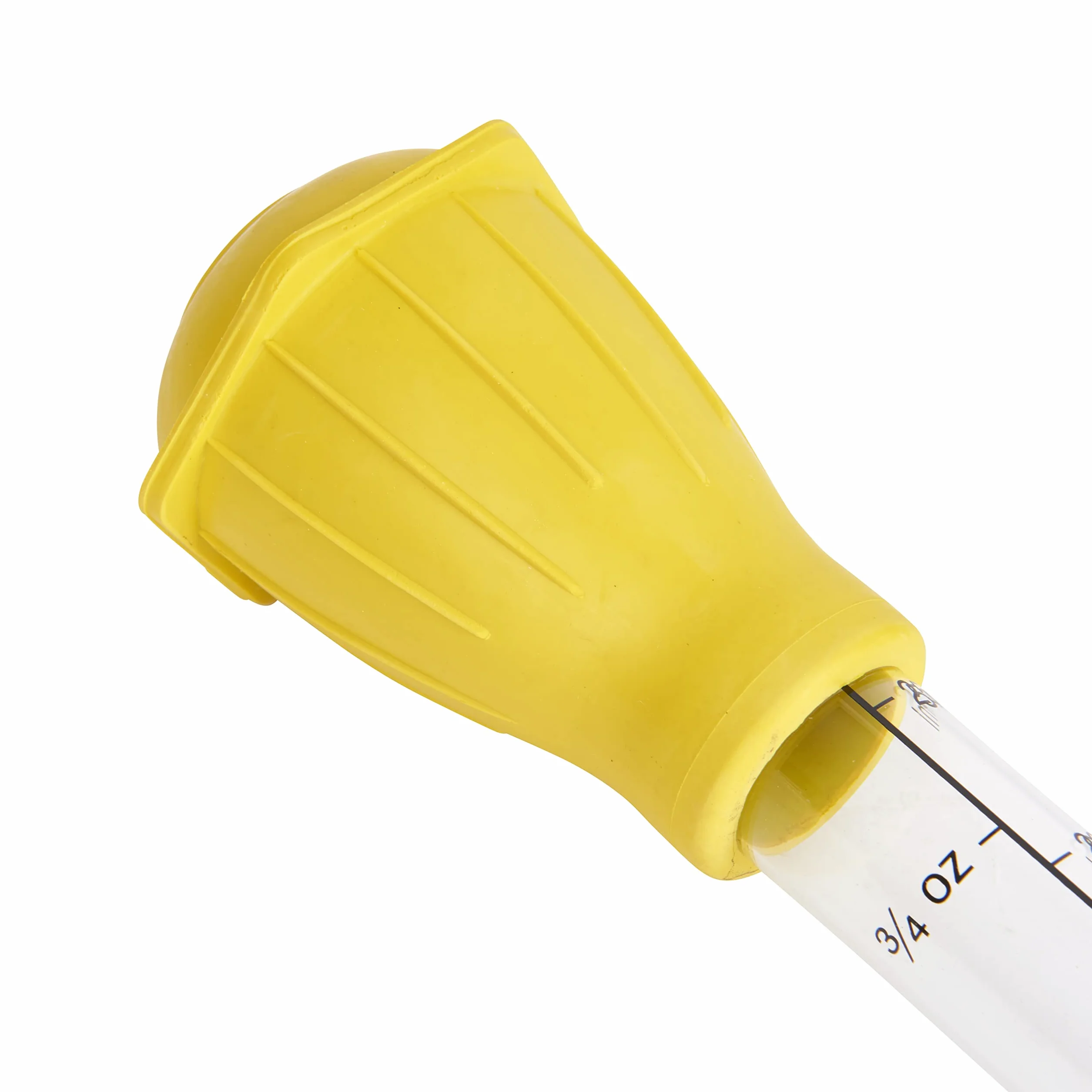 KitchenCraft Tradycyjna Pipeta Kuchenna, Szkło/Guma, 30 cm - Kolor Żółty/Przezroczysta