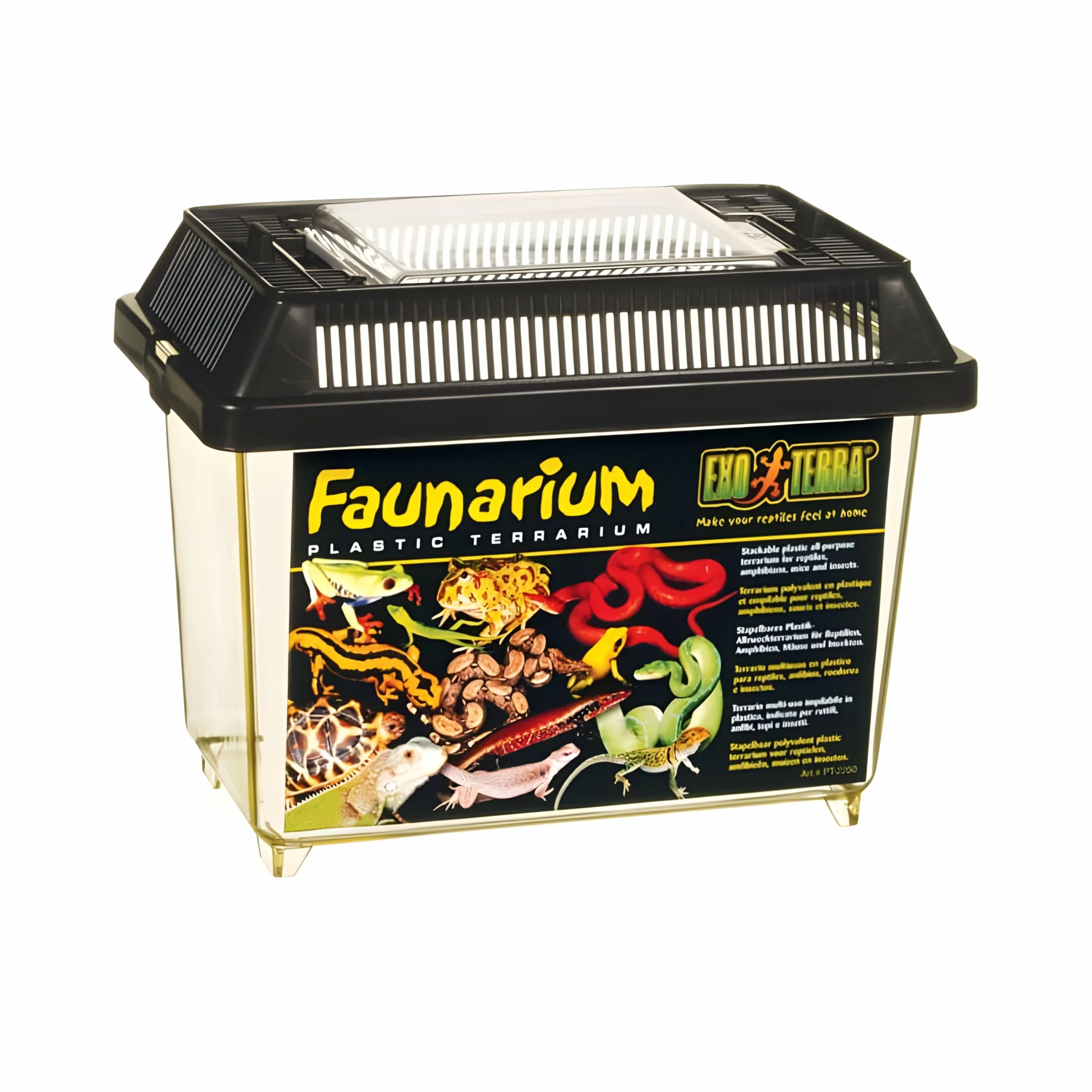 Exo Terra Faunarium Terrarium 37 x 22 x 25 cm czarne