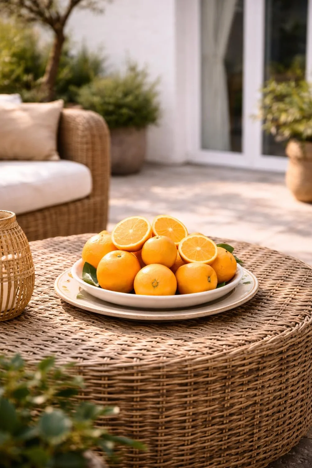 Drzewko pomarańczowe Citrus sinensis 'Washington Navel' 120-140 cm – soczyste pomarańcze słodkie, łatwe w pielęgnacji i wydajne, idealne do ogrodu, na taras i do ogrodu zimowego – zimozielone i