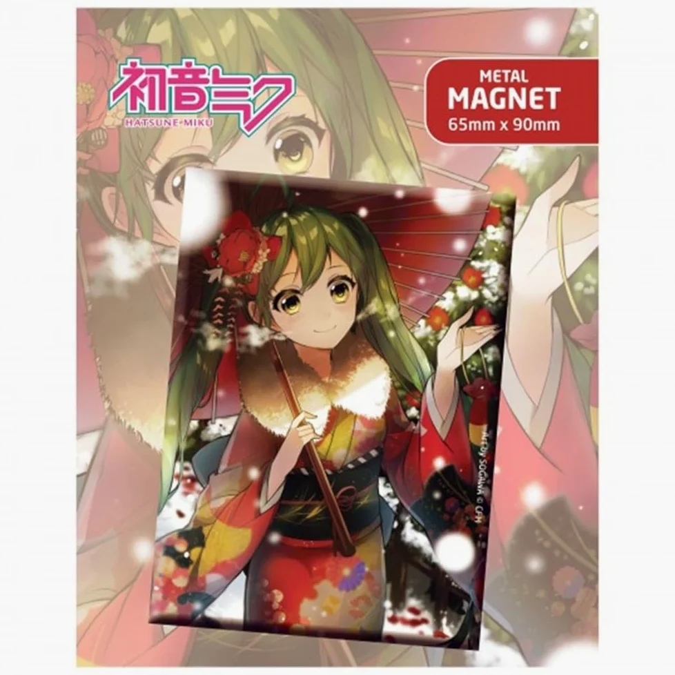 Hatsune Miku Winter - Magnet, Fridge Magnet - 6x9cm - original & lizensiert
