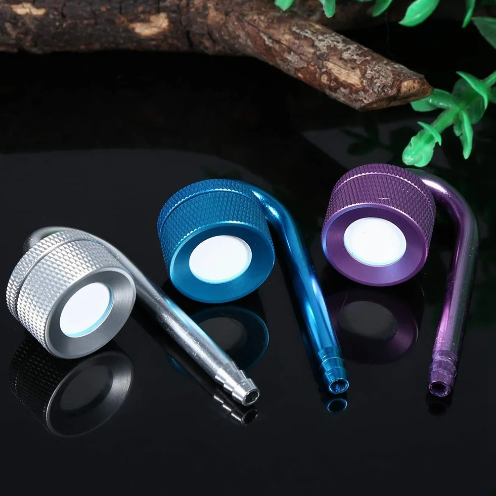 Akwarium Atomizer CO2, dyfuzor dwutlenku węgla ze stopu aluminium, srebrny