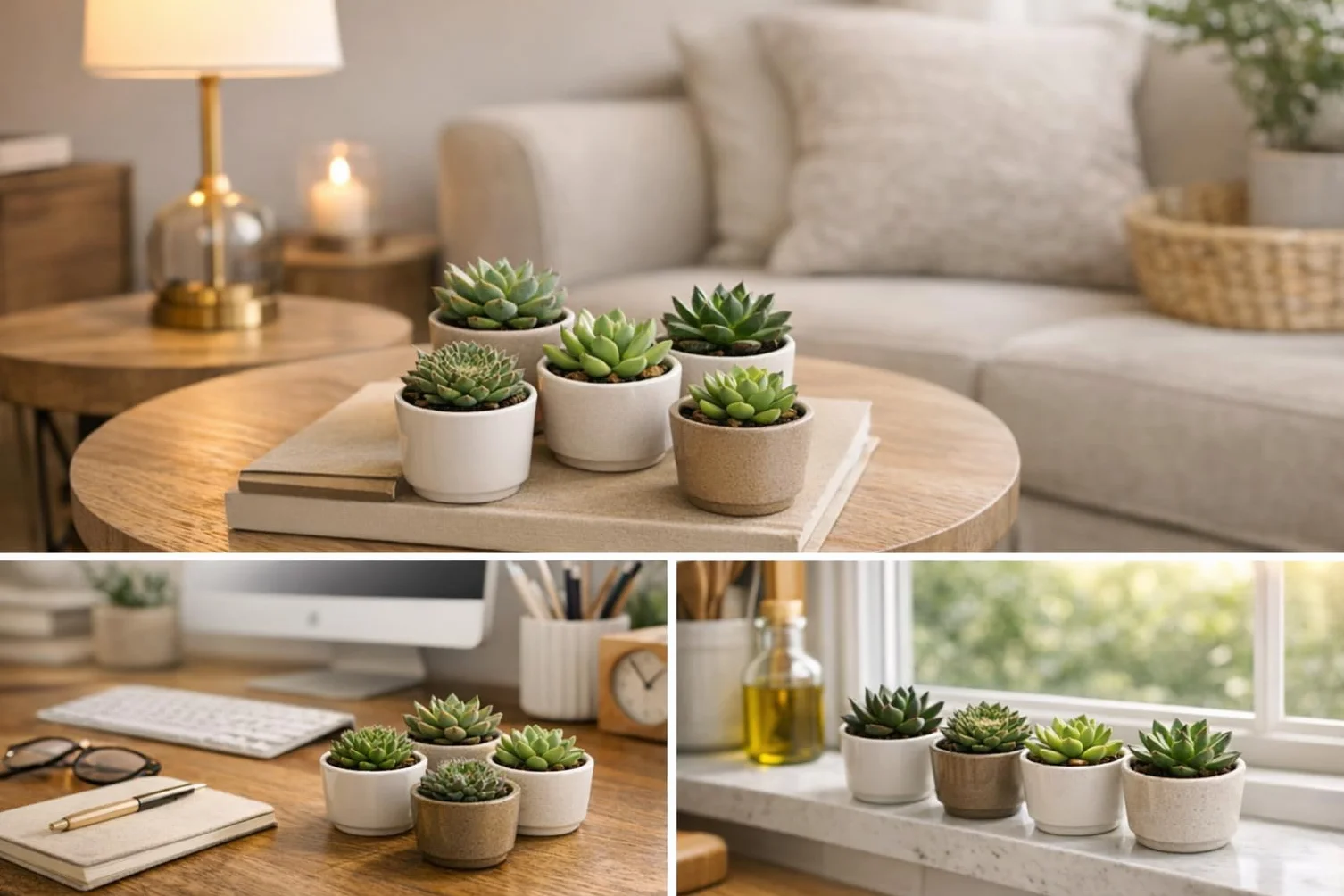 20 sukulentów BS Trading 5,5 cm doniczka żywe mini sukulenty