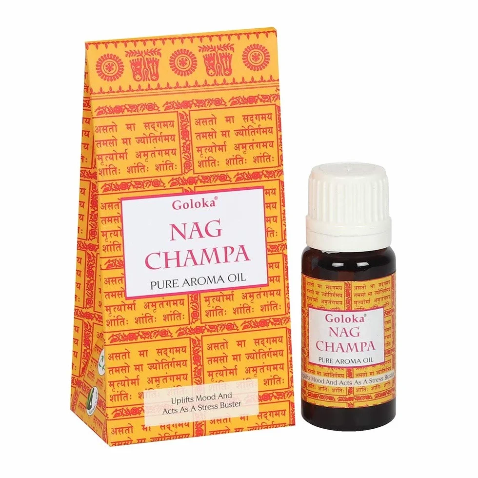 Goloka Aroma Oils Nag Champa 10ml