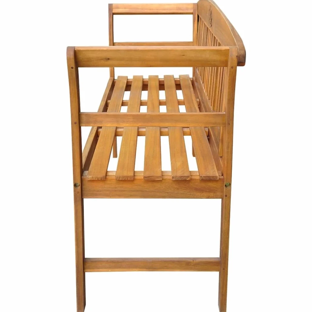 vidaXL Ławka ogrodowa, 157 cm, lite drewno akacjowe