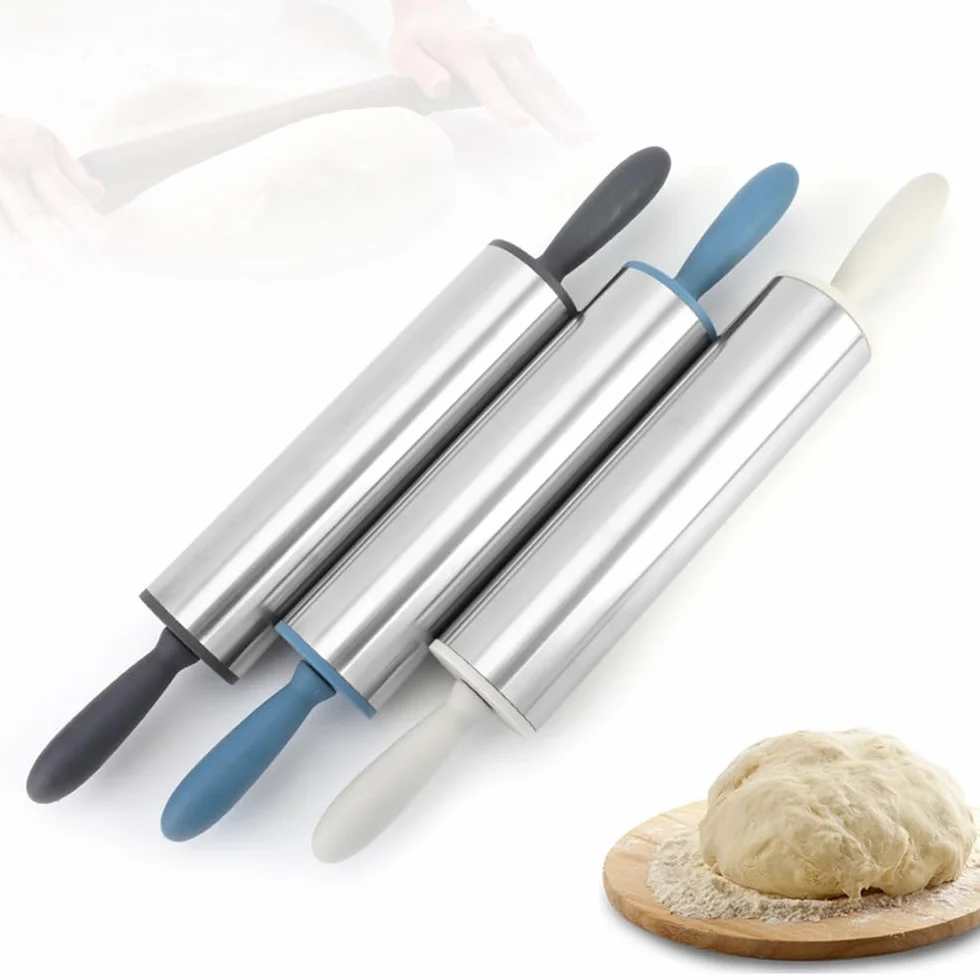 wałek do ciasta, Pierogi ze stali nierdzewnej do pieczenia w domu(Blue)