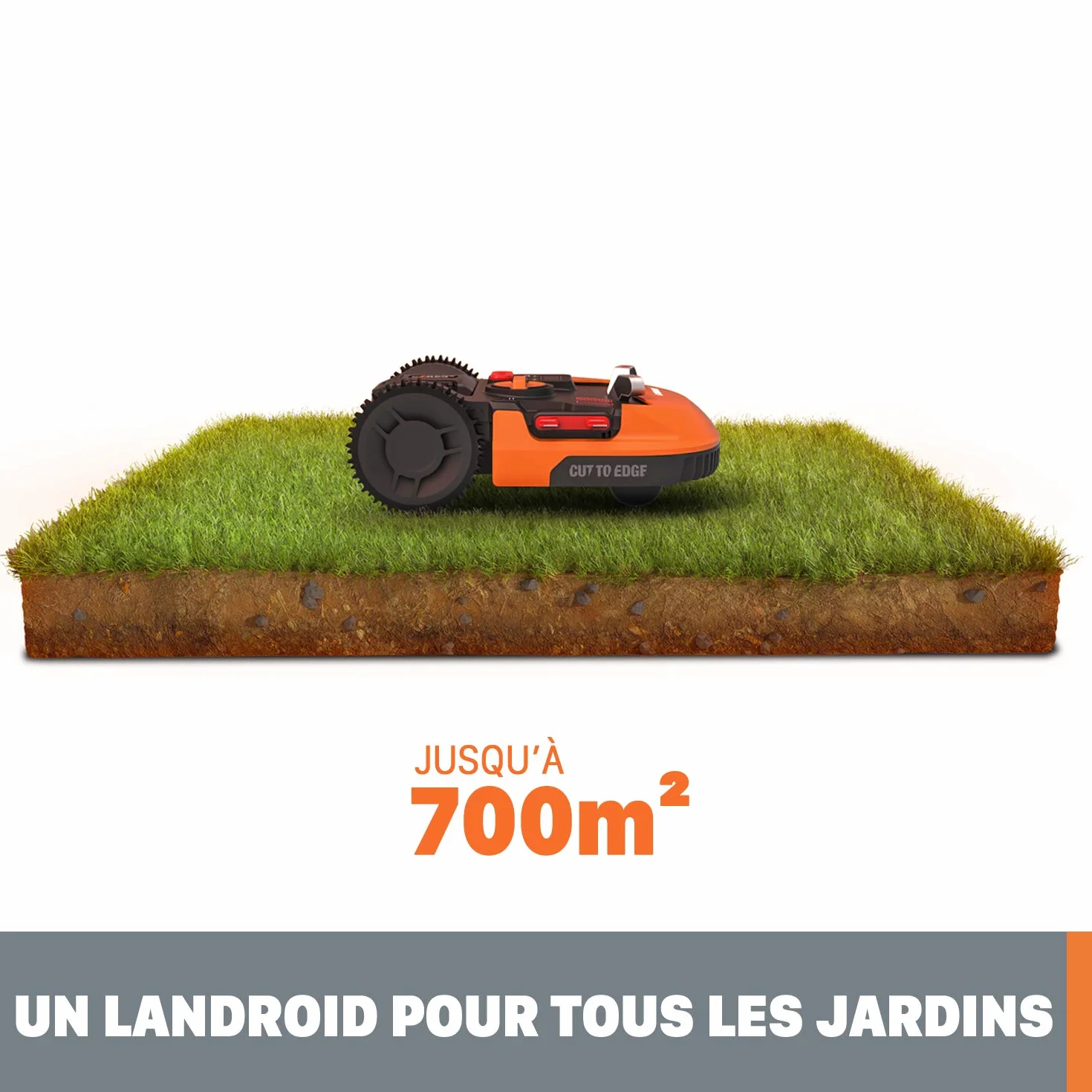 Worx Landroid Robot Koszący, Wielokolorowy, 18 cm