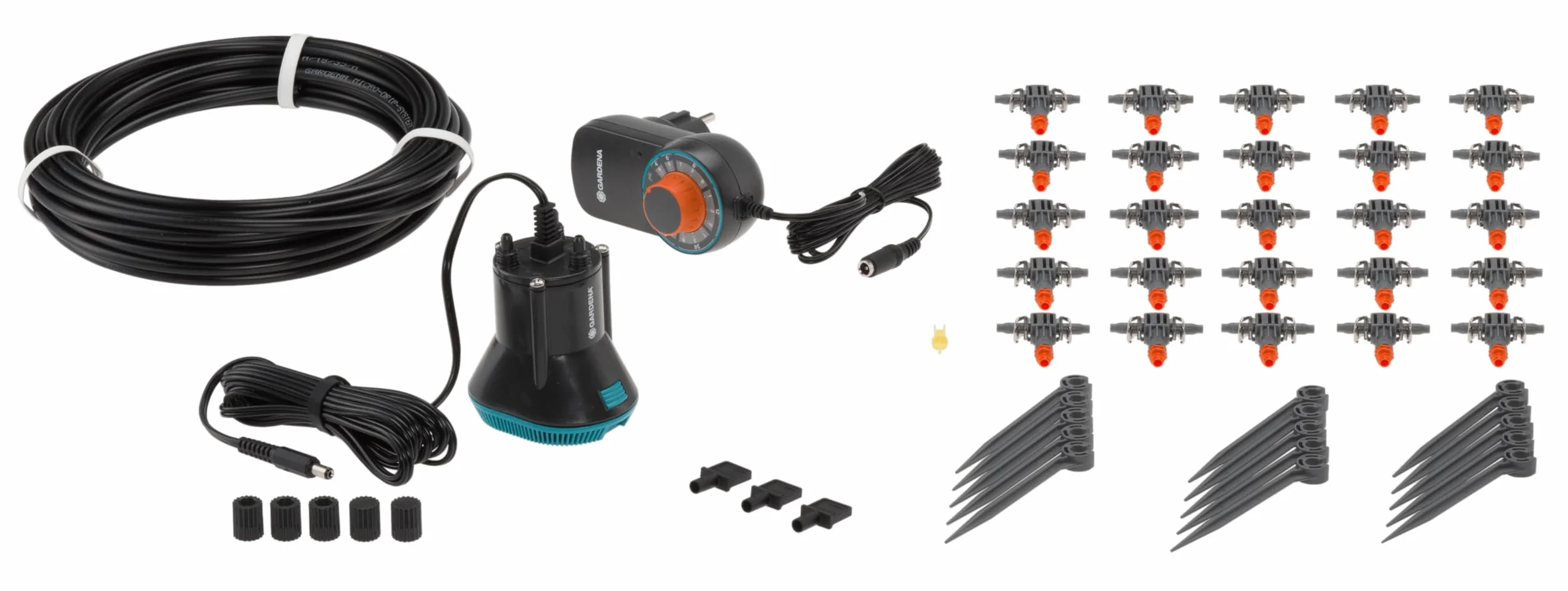Gardena city gardening automatyczna konewka do skrzynek balkonowych: zestaw do automatycznego nawadniania skrzynek kwiatowych, do maks. 6 m skrzynek balkonowych, 13 programów (1407-20)