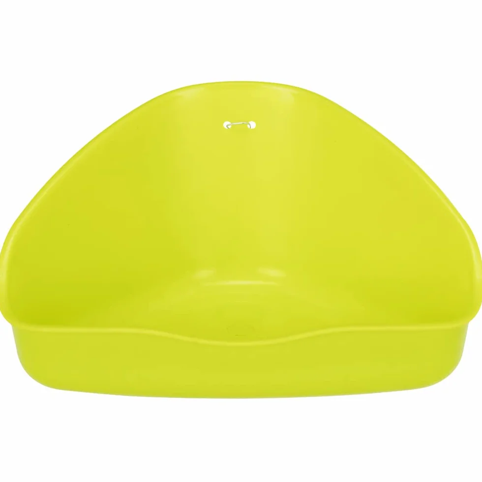 Trixie 62551 Toaleta Narożna do Małych Klatek dla Zwierząt, 36 × 21 × 30/30 cm