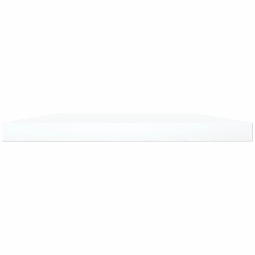 Regał na książki, 4 sztuki, biały, 40 x 20 x 1,5 cm, materiał drewnopochodny, system regałów, możliwość rozszerzenia, regał ścienny do postawienia i montażu na ścianie, modułowe przechowywanie