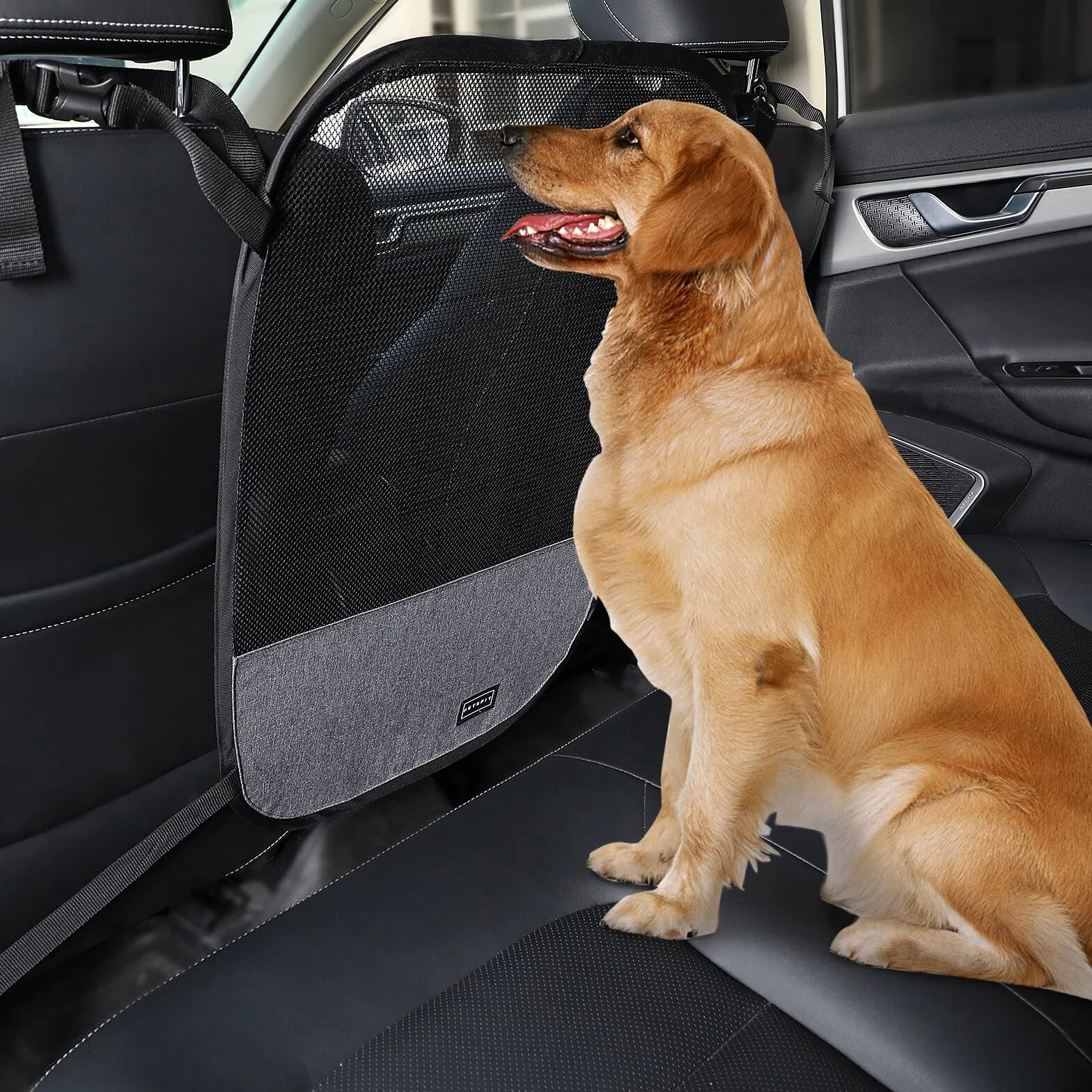Petsfit Bariera dla psów siatka działowa z linką regulacyjną i haczykiem do SUV-ów i pickupów