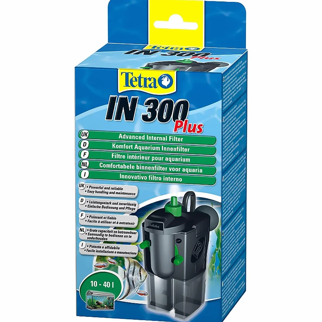 Tetra IN 300 plus filtr wewnętrzny do akwarium 10-40 litrów