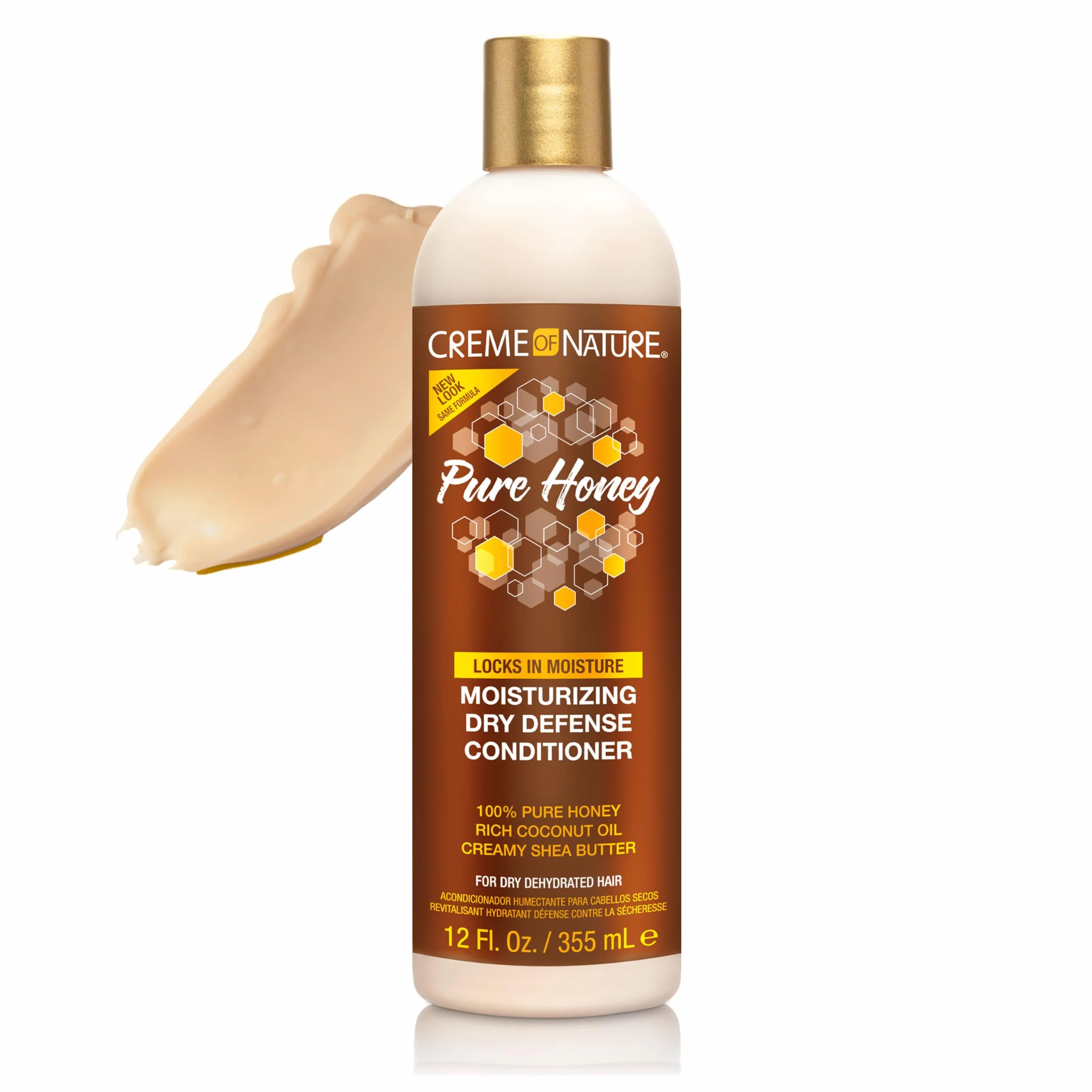 CON Pure Honey Moist Dry Defense Cond. 12 Oz.