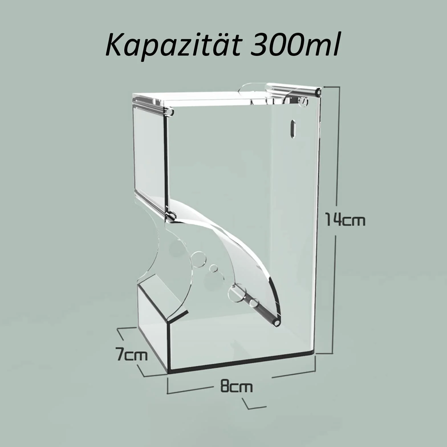 VERTUPET Dozownik karmy dla chomików automatyczny 300 ml