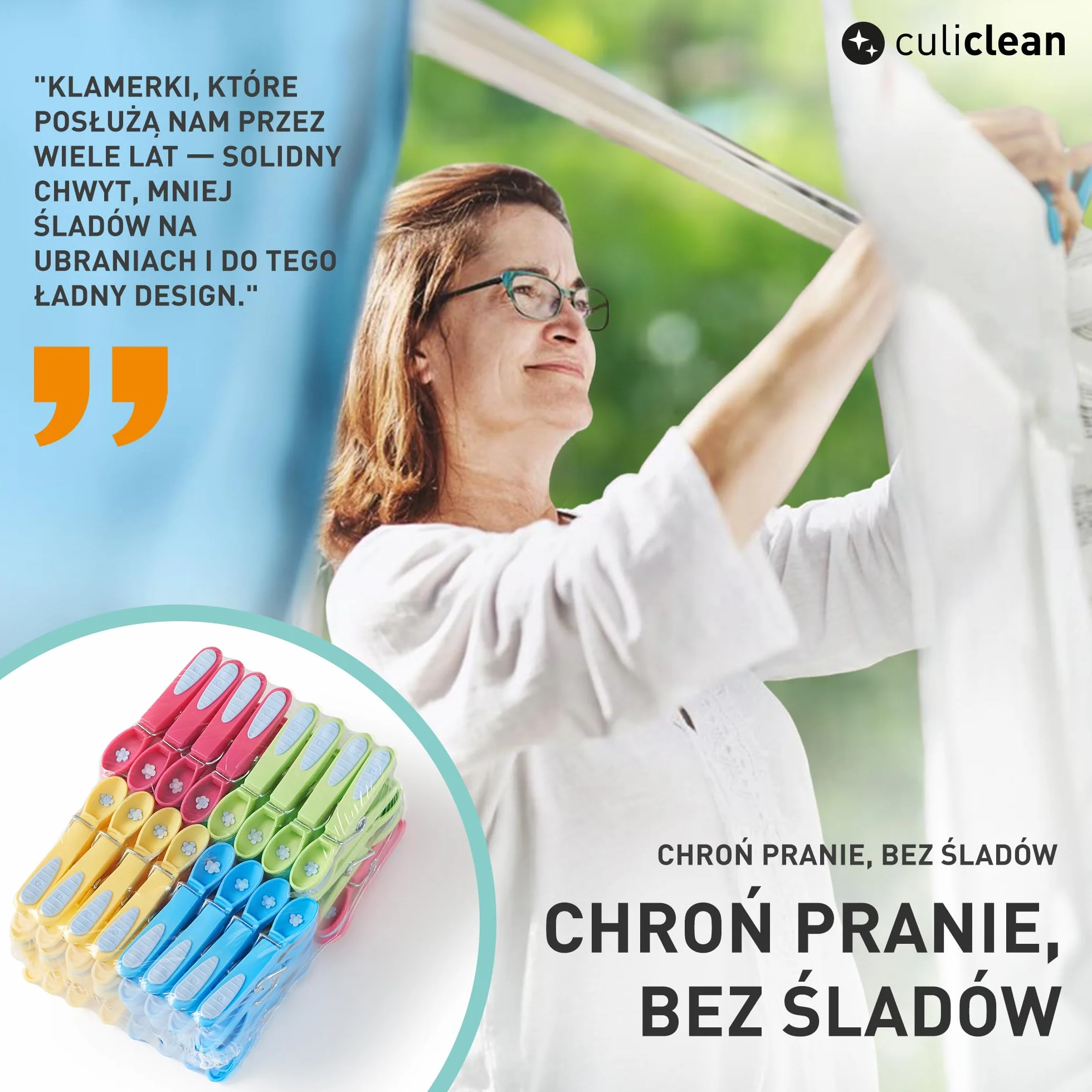 culiclean wieszaki na ubrania 20 sztuk biały czarny kwiatek - wytrzymałe trwałe plastikowe klamerki klipsy do ubrań z miękką wyściółką idealne do wieszania prania spodni koszulek bielizny skarpetek