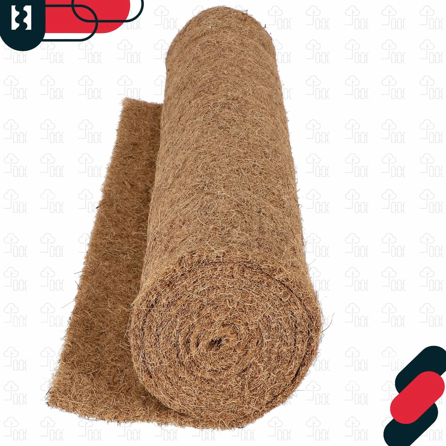 KOTARBAU® Mata Kokosowa Z Włókna Kokosowego Ogrodnicza Antychwastowa Uniwersalna Do Roślin Doniczek Rolka 80 X 200 CM