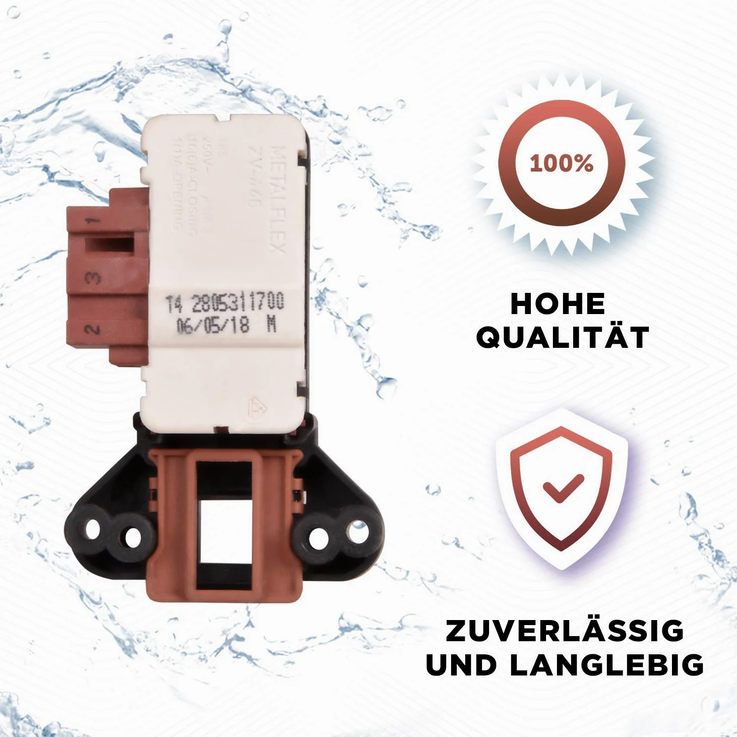 VIOKS Zamienny zamek drzwi do Beko 2805310800 2805311600 Metalflex ZV-446 T3 przekaźnik zamka drzwi zamek drzwi zamek drzwi przełącznik drzwi do maszyny