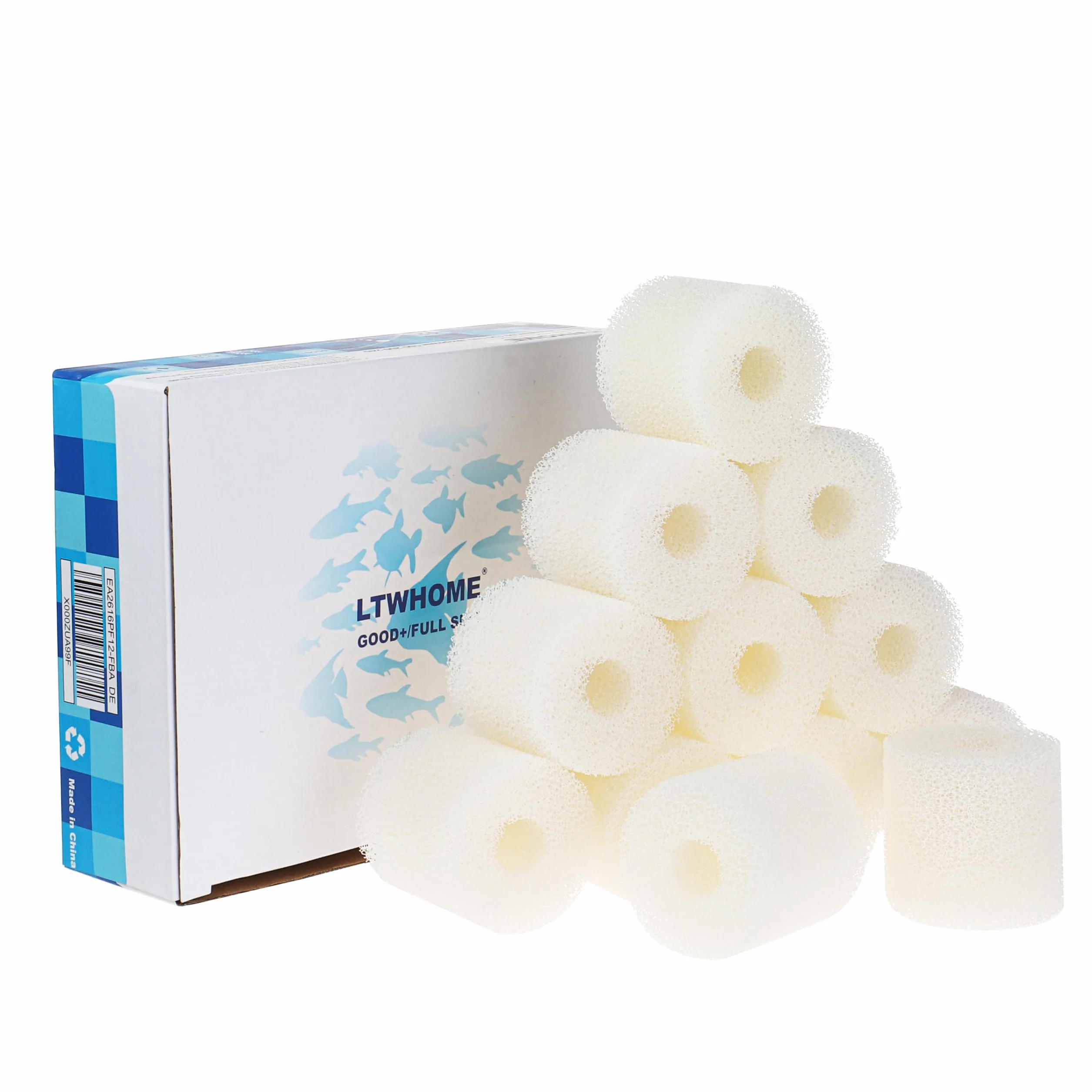 Filtr piankowy kompatybilny z Eheim 2618080, Aquaball 2208-2212, Biopower 160-240, Eheim Prefilter 4004320 - opakowanie 12 szt.