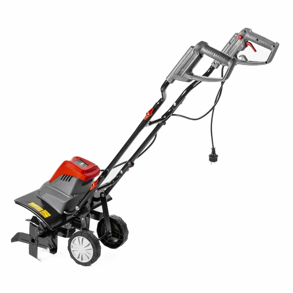 Dedra Elektryczna glebogryzarka ogrodowa o mocy 1500 W, z kołami transportowymi, szerokość robocza 45 cm, waga 13 kg, tworzywo sztuczne, metal, frezarka ogrodowa, konturowany, ergonomiczny uchwyt