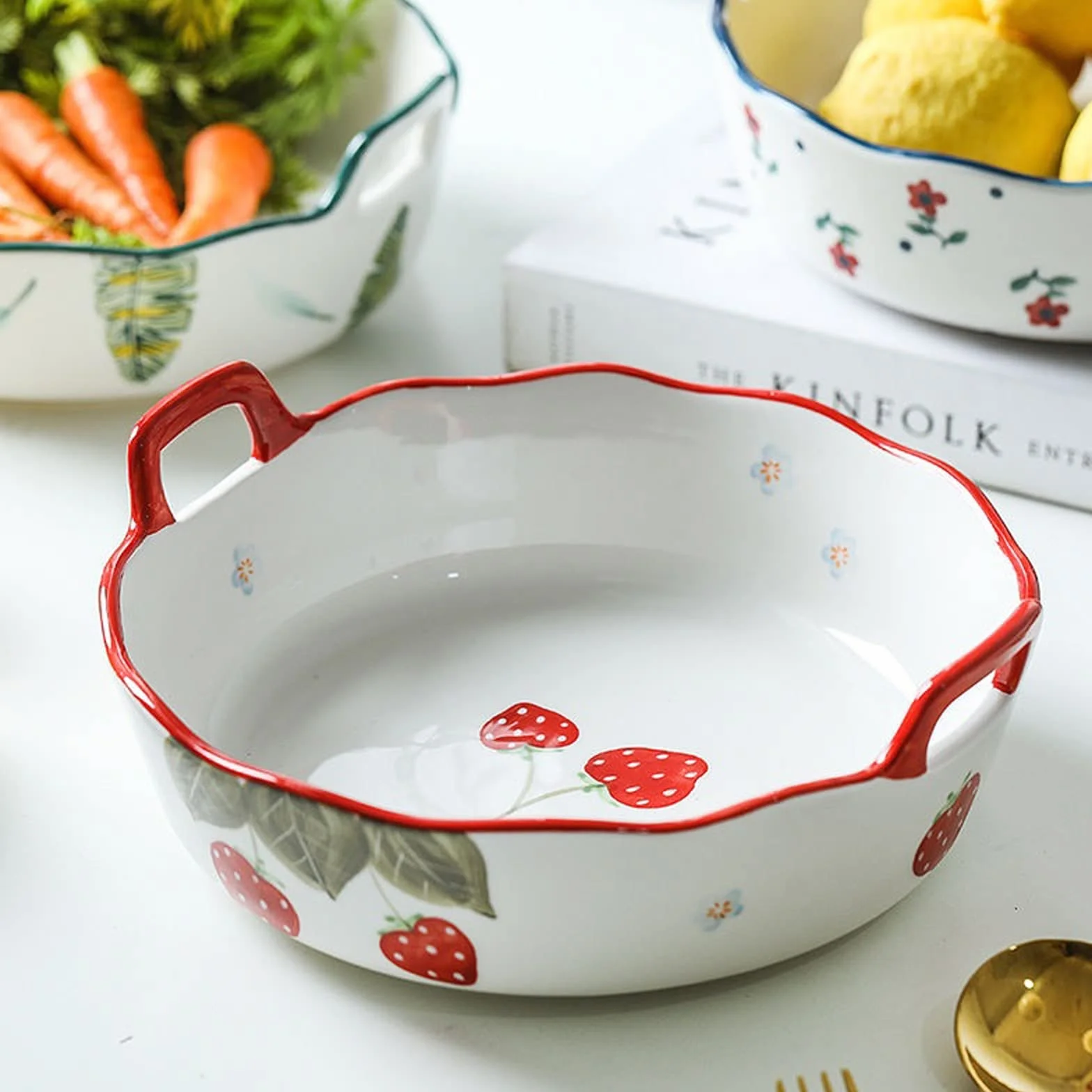 Zestaw do pieczenia śliczne danie do pieczenia pieczona płyta ryżowa binauralna ceramiczna głęboka patelnia do pieczenia japoński styl domowa blacha do pieczenia miska do piekarnika prostokątna blacha