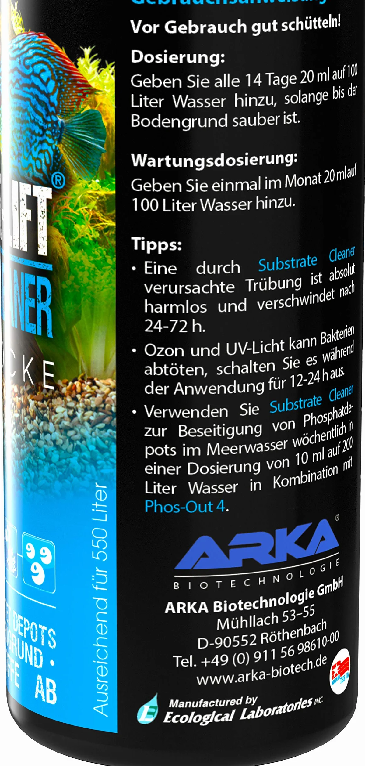 MICROBE-LIFT Substrate Cleaner 118 ml bakterie do akwarium słodkiej i morskiej