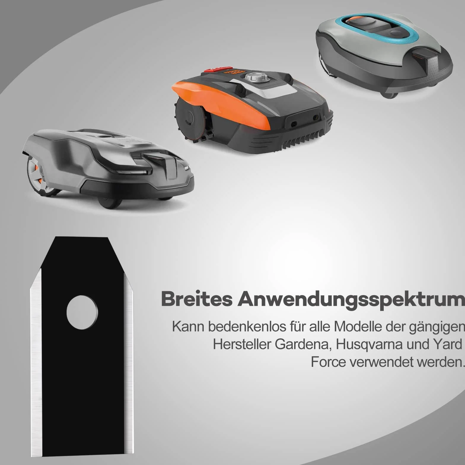 30 x tytanowe ostrza noży, wymienne ostrza Linkbro z 30 śrubami do wszystkich robotów koszących Gardena i Husqvarna Automower, ostrza do kosiarki do trawy