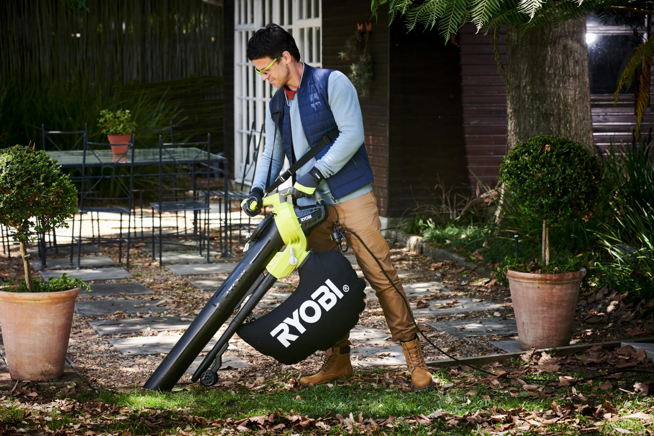 RYOBI RAC396 uniwersalna torba kolekcjonerska, pojemność 45 l, do dmuchawy do liści
