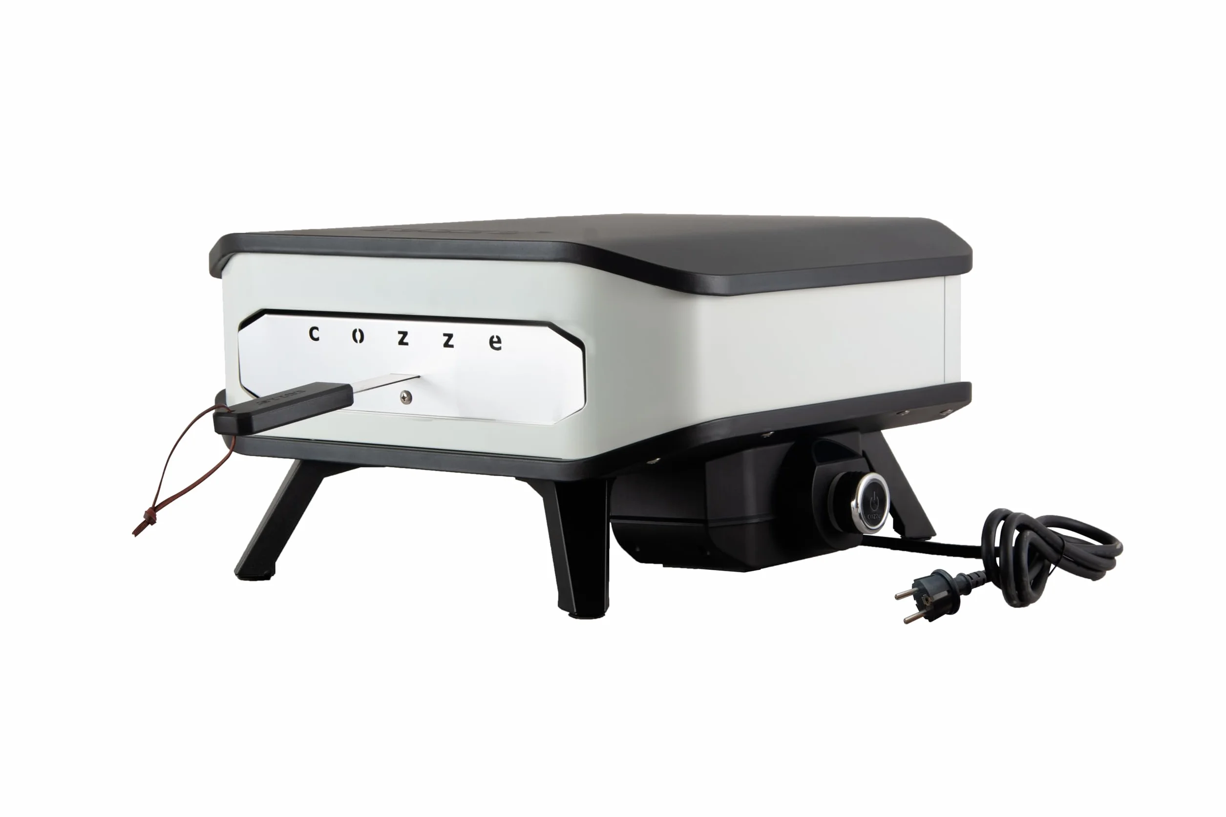 Cozze® Elektryczny piec do pizzy 13" z frontowymi drzwiczkami – do 450 °C, kamień do pizzy w zestawie