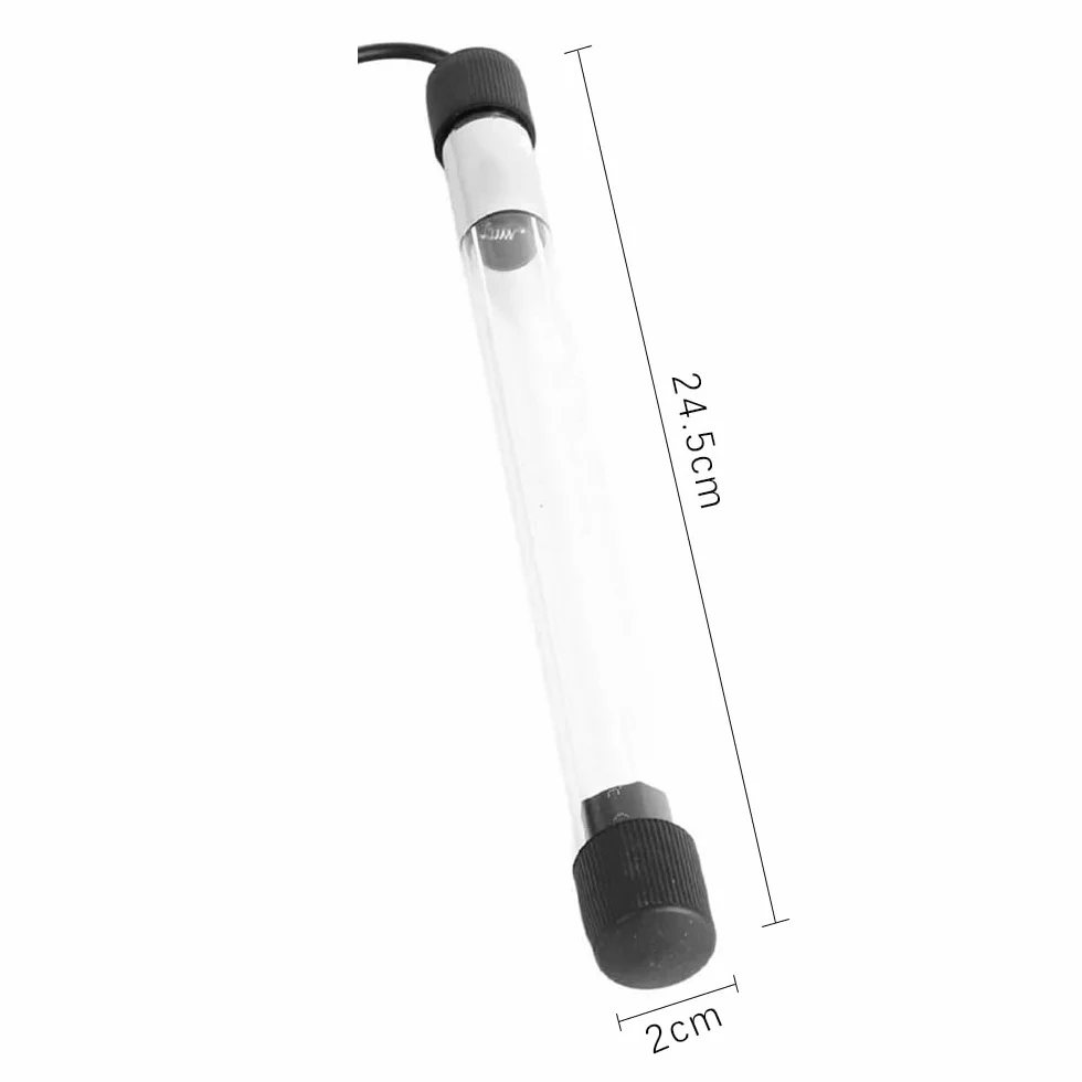 Alnicov Fish Tank Light LED Aquarium Light Akwarium Zanurzalna lampa sterylizująca UV Podwodna lampa LED 220V 13W