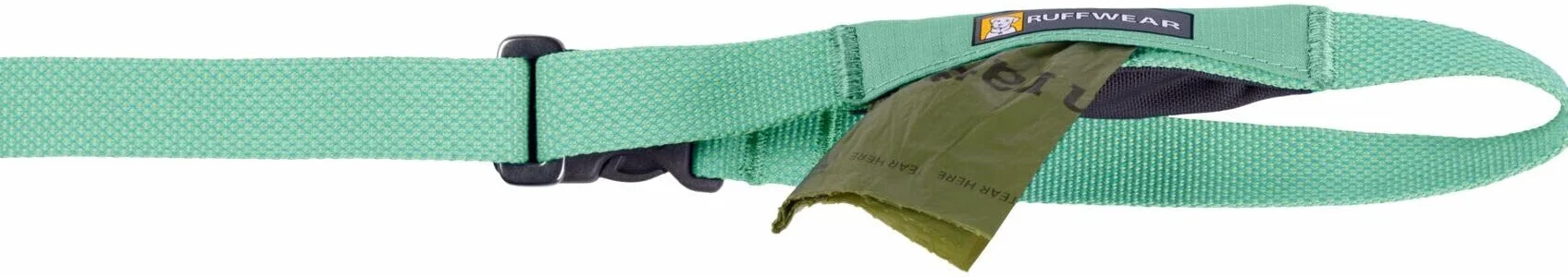RUFFWEAR Flagline smycz dla psa, lekka, mocna, 2 w 1, regulowana, kieszeń, klips Crux