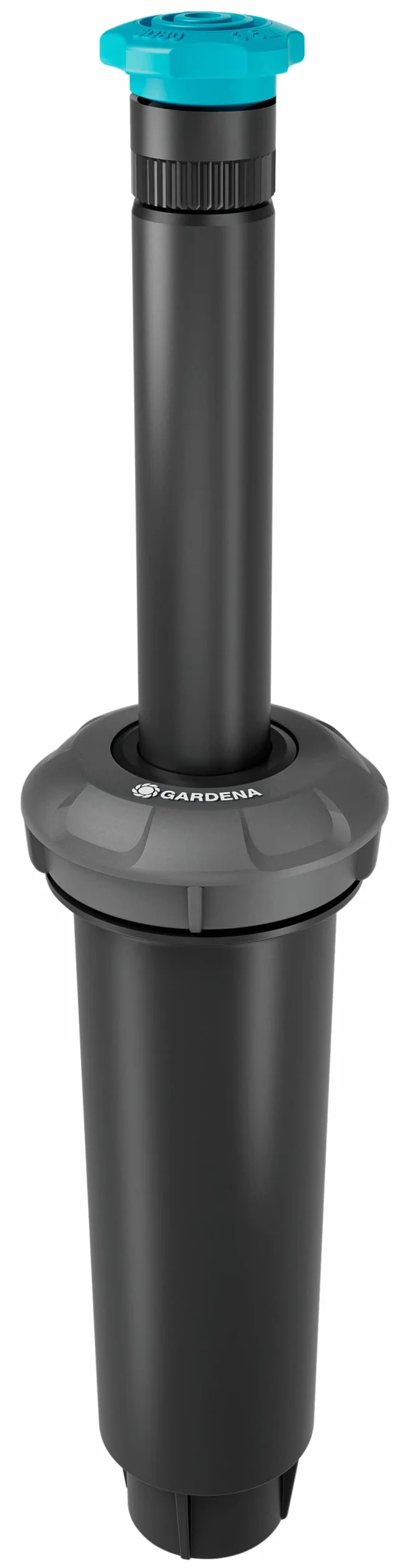Gardena system tryskaczowy, wpuszczana deszczownica SD80: System nawadniania Pop Up do małych powierzchni trawników do 80 m², zasięg 3-5 m, z dyszą rozp., gwint wewn. 1/2 cala (8243-20)