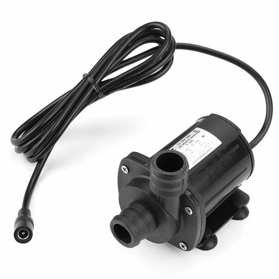 Zwiększona pompa wodna, wytrzymała, trwała, trwała mini regulowana prędkość bezszczotkowa 1500L / H JT-1000A-12 20mm pompa wodna doładowania 12 V -40 ℃ ~ 100 ℃