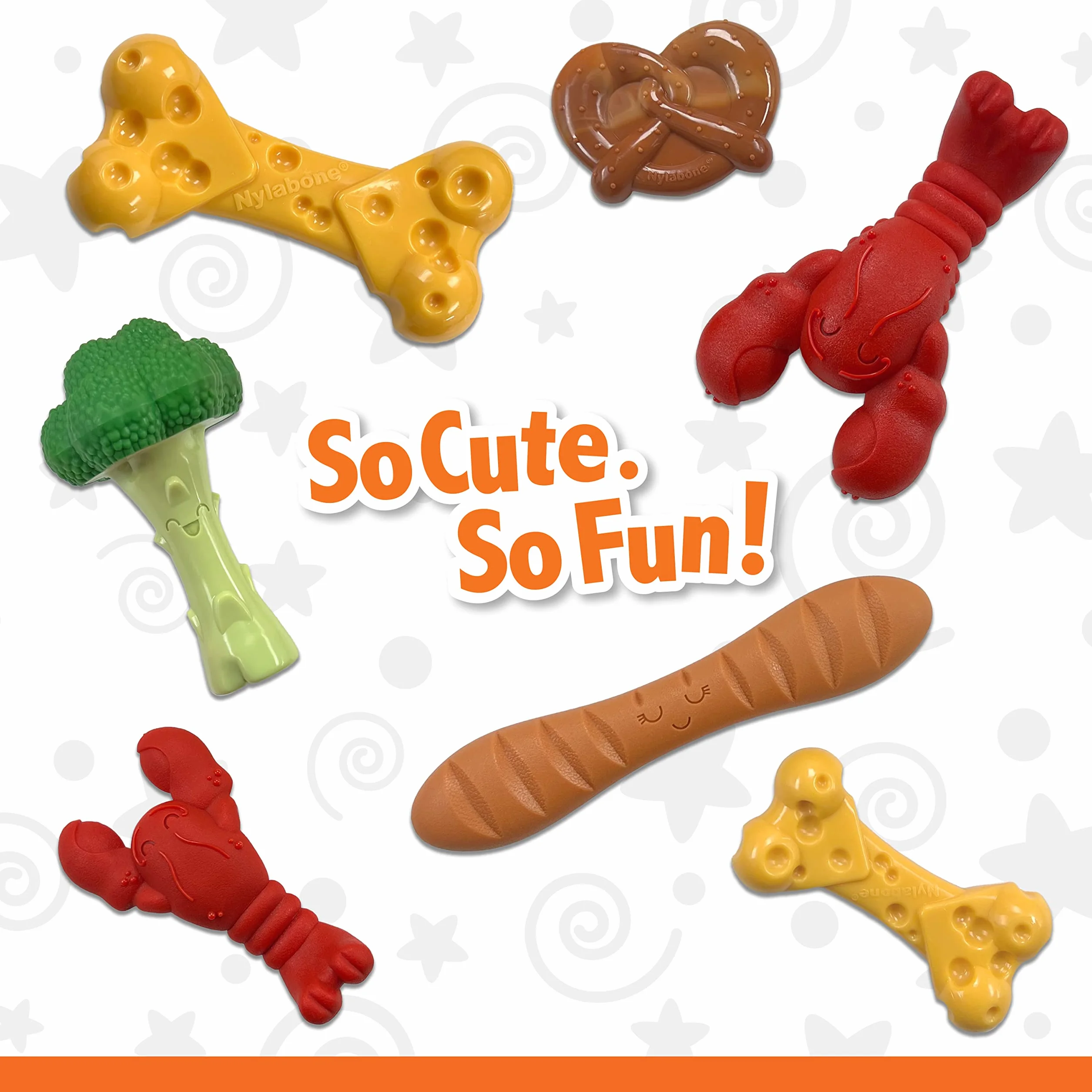 Nylabone Zabawka, Żółty, M