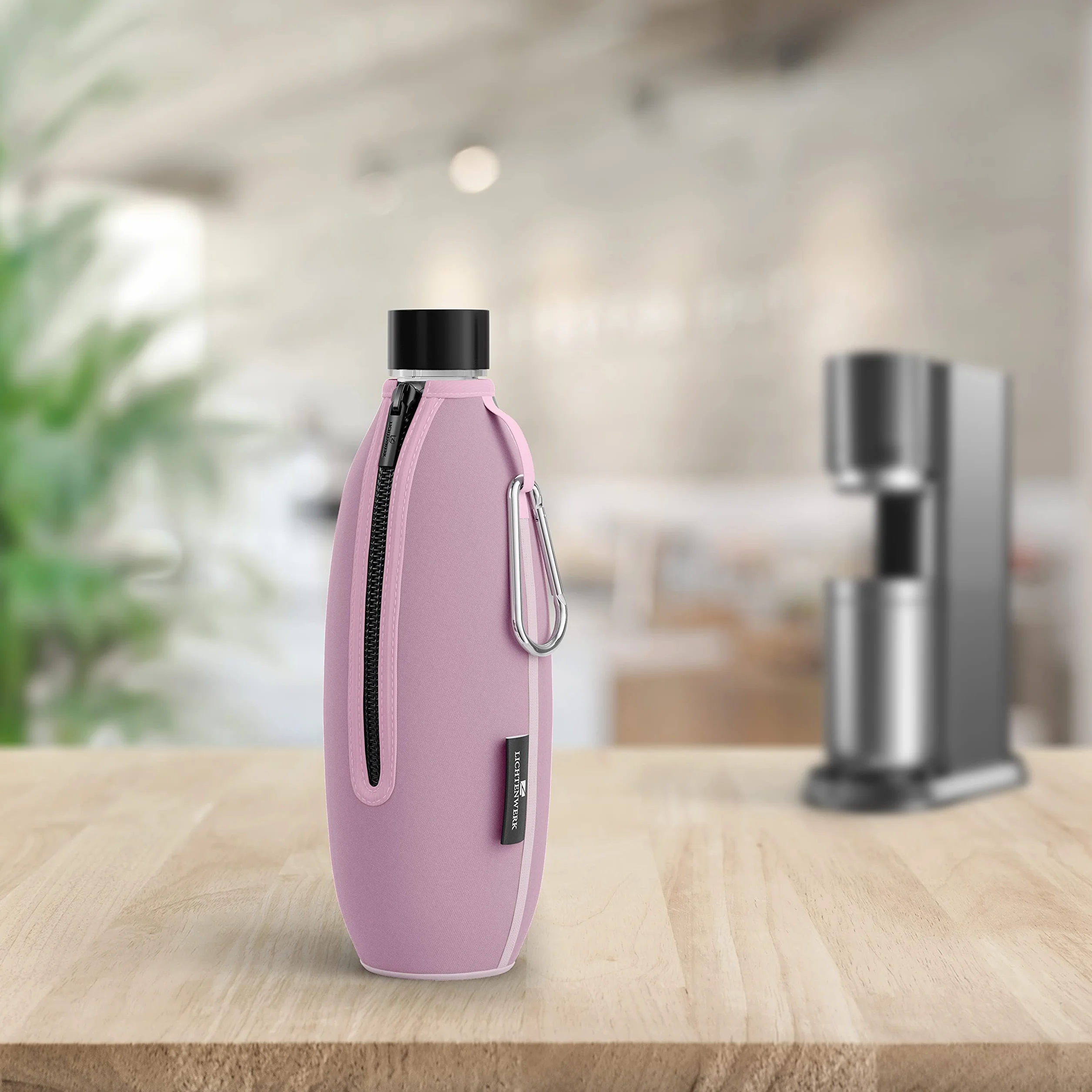 Premium etui ochronne kompatybilne z butelką z tworzywa sztucznego SodaStream Duo [dodatkowy efekt chłodzenia] – ochrona przed pęknięciem neoprenowa osłona na butelki plastikowe – idealne akcesorium w podróży