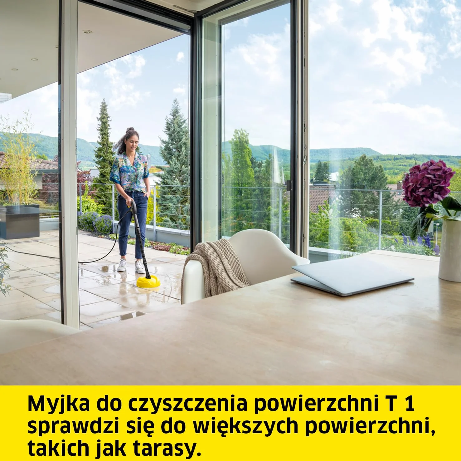 Kärcher Myjka wysokociśnieniowa K 2 Power Control Home: czyszczenie ze wsparciem aplikacji - w zestawie z przystawką T1