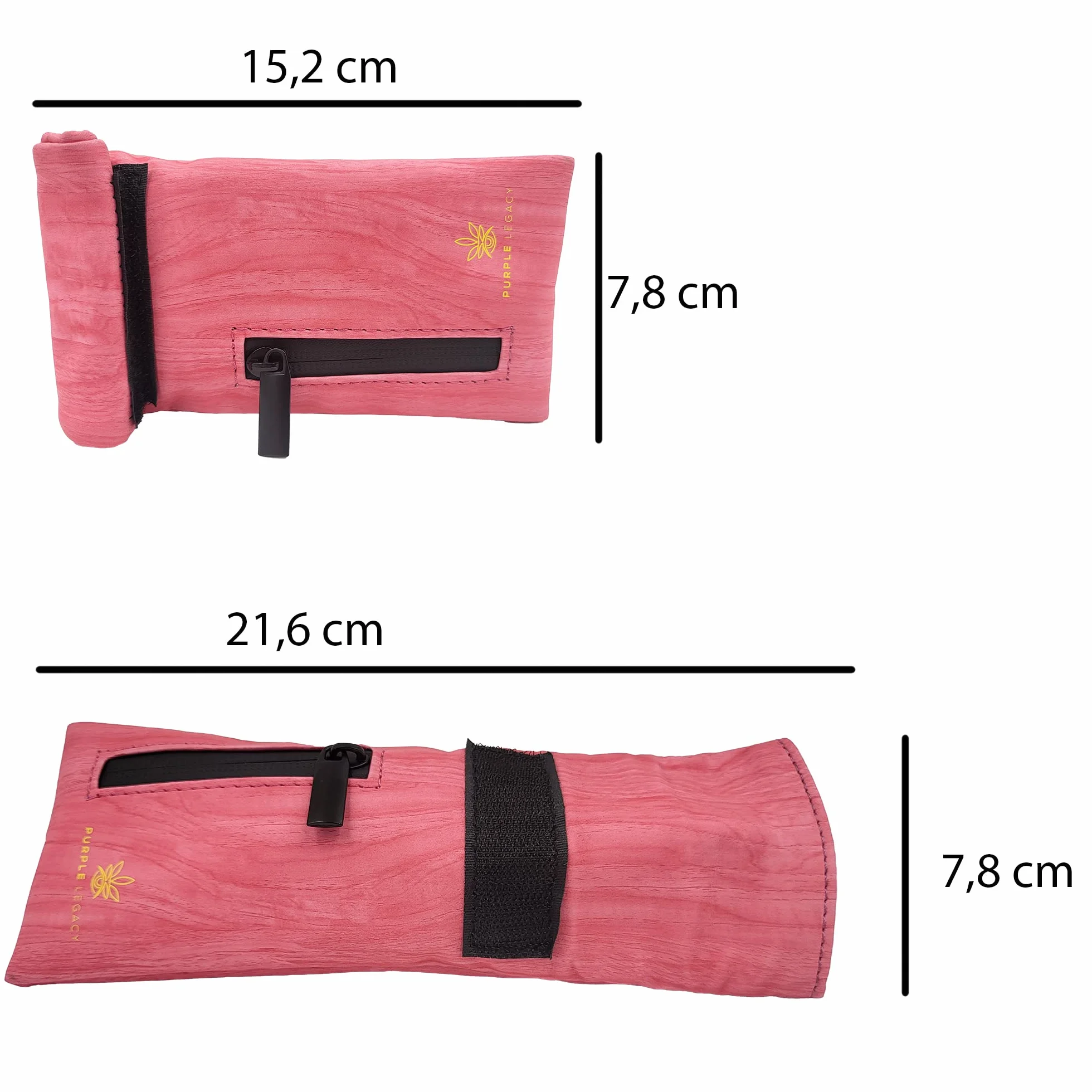 Torba odporna na zapachy, torba Smell Proof Bag dla psów, torba do przechowywania na podróż, wodoszczelna zamek błyskawiczny, pochłania zapachy, wyściółka z węglem aktywnym, bezzapachowa, Legacy Pink, torba podróżna