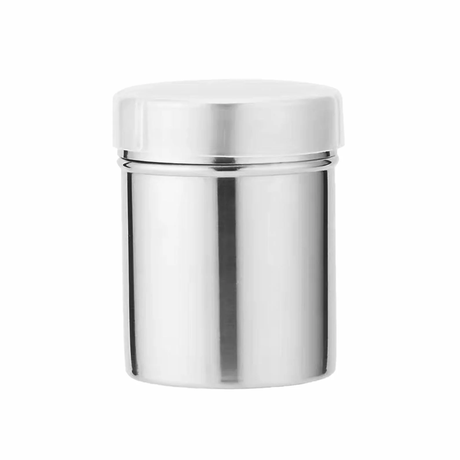 Solniczka ze stali nierdzewnej, do cappuccino, do zraszania grilla, shakera, cukru pudru, kakao, matchy, butelki, cylinder