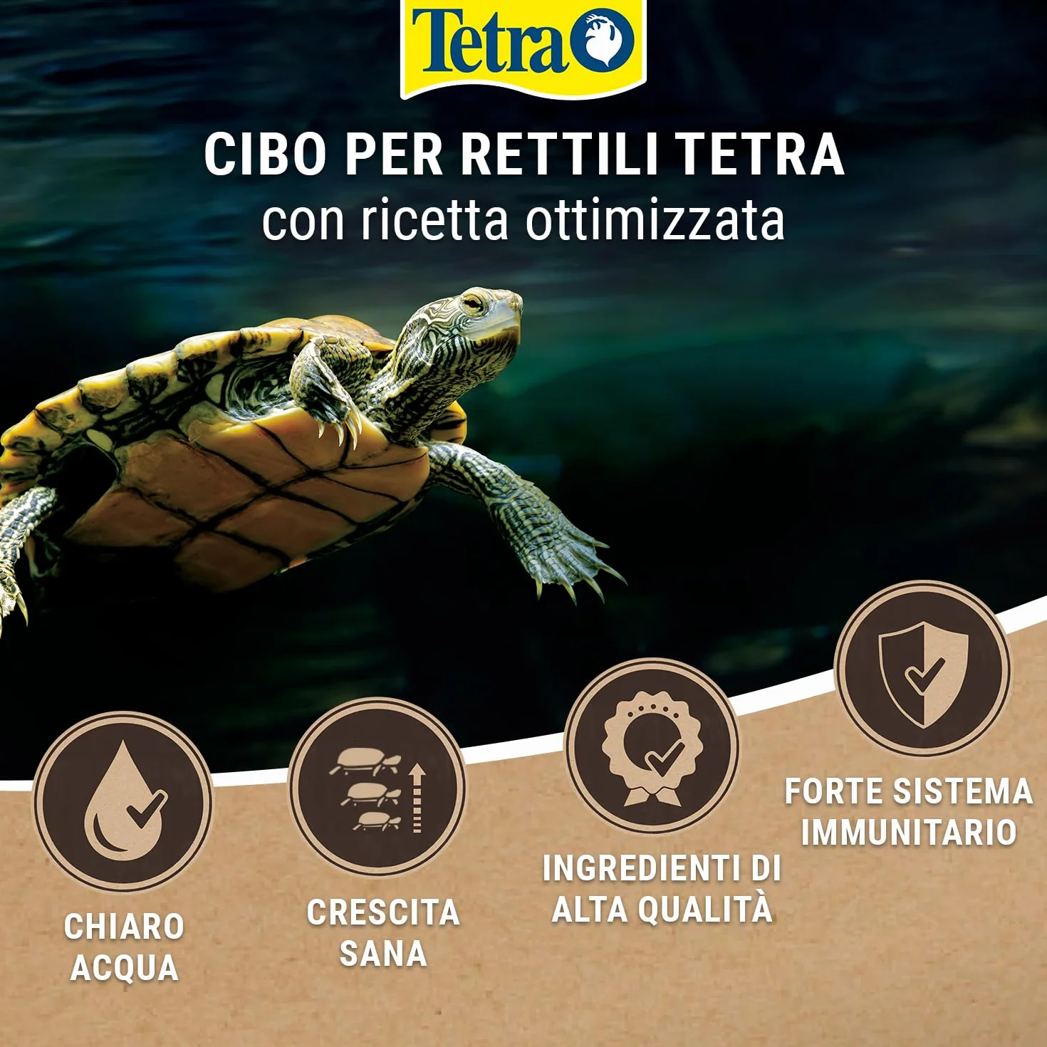 Tetra Tortoise karma główna 1 litr dla żółwi wiejskich