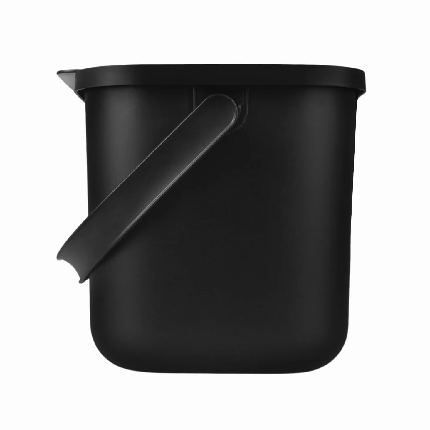 Mini Bini kompostownik na odpady organiczne, pojemność 6L, czarny, idealny do użytku w kuchni lub ogrodzie