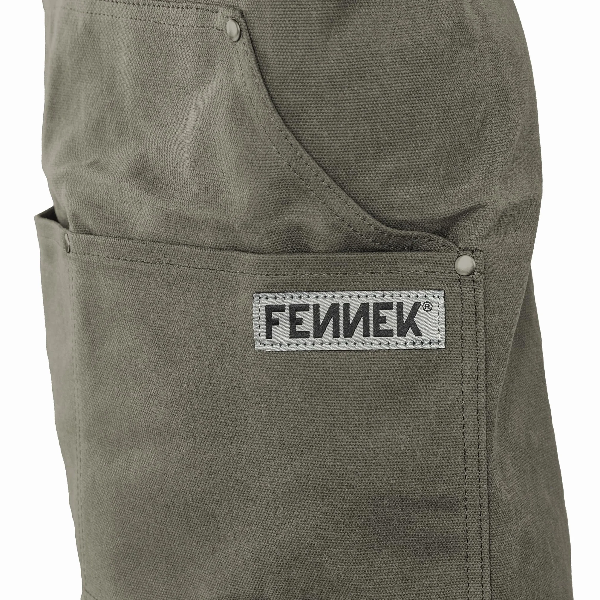 FENNEK Fartuch do grillowania | wysokiej jakości wykończenie | z impregnacją dzięki warstwie wosku