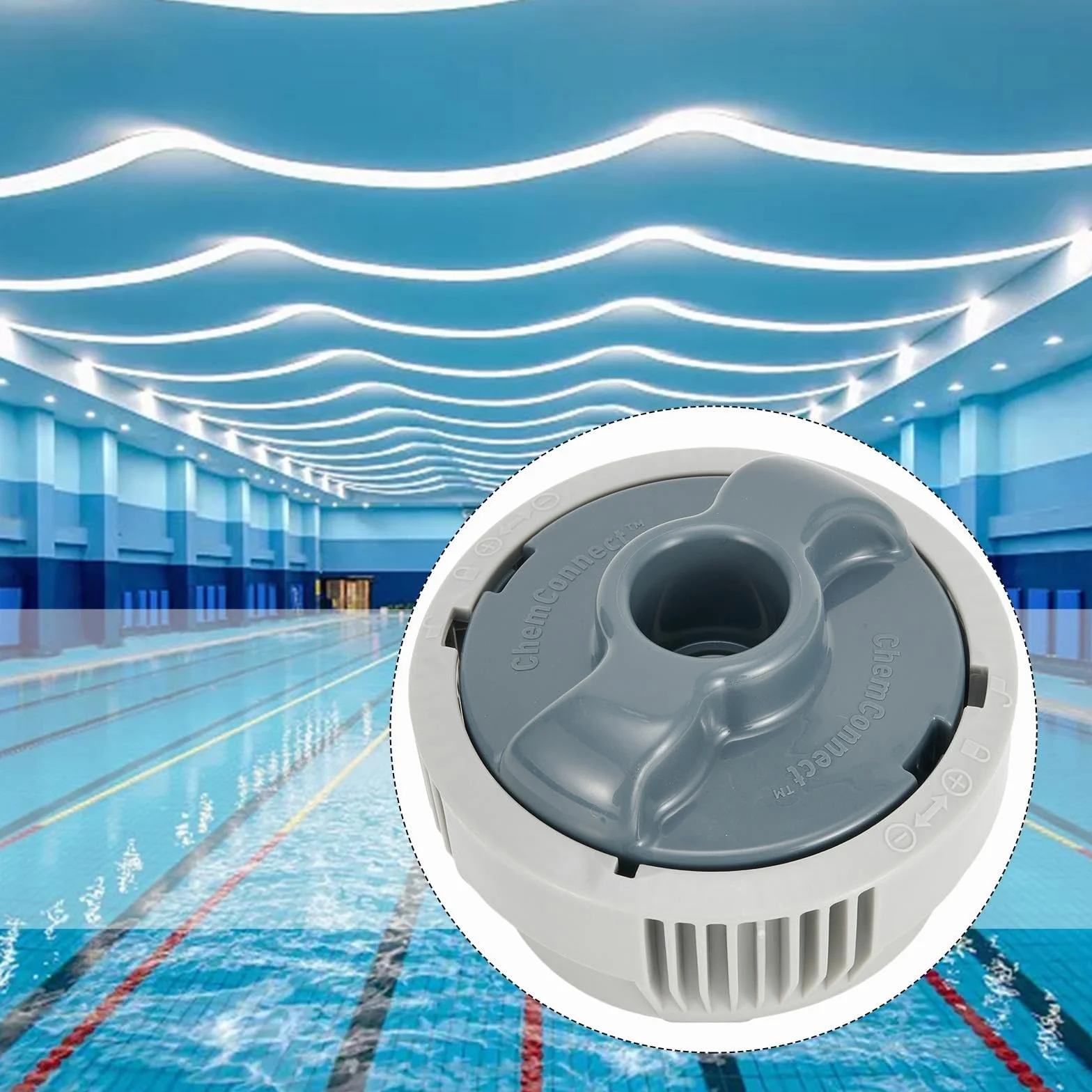 Pływający Basenowy Dozownik środków Chemicznych do Chloru i Bromu, System Dozowania Chemicznego Chloru P05345 P03821 do Wanny Z Hydromasażem