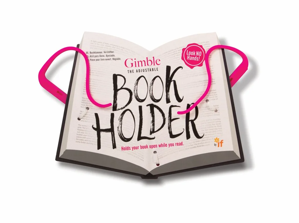 Gimble Book Holder - Tickled Pink