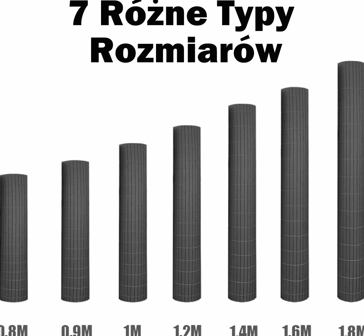 mata maskująca z PCW, osłona balkonu z opaskami kablowymi, osłona wodoodporna przeciwwietrzna do ogrodu, balkonu i tarasu (Antracyt, 100x500 cm)