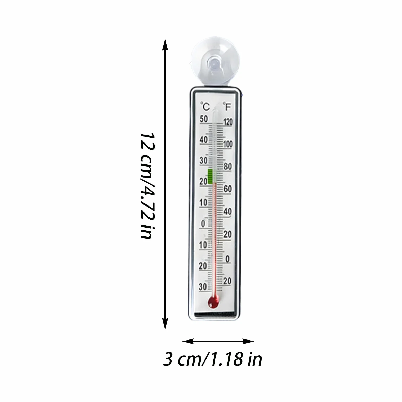 Termometr do Akwarium - Monitor Temperatury w Terrarium - Antykolizyjny Termometr Z Przyssawką Dla Terrarium Gadów Akwarium Gotowania Warzenia I Pieczenia