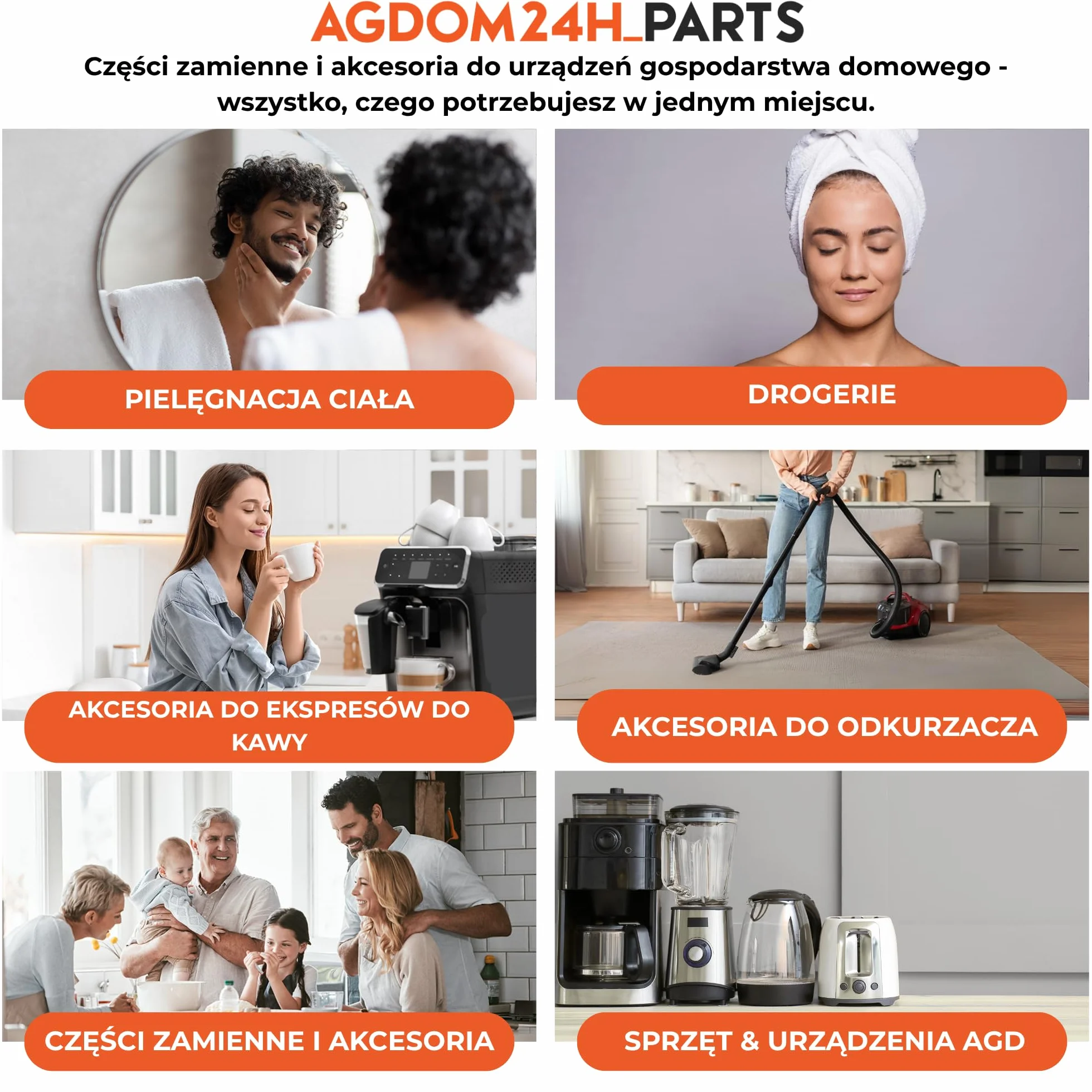 Stożek, wirnik, cylinder kompatybilny z pojemnikami na kurz PowerCyclone CP1873 kompatybilny z Philips serii SpeedPro Max i Series 8000
