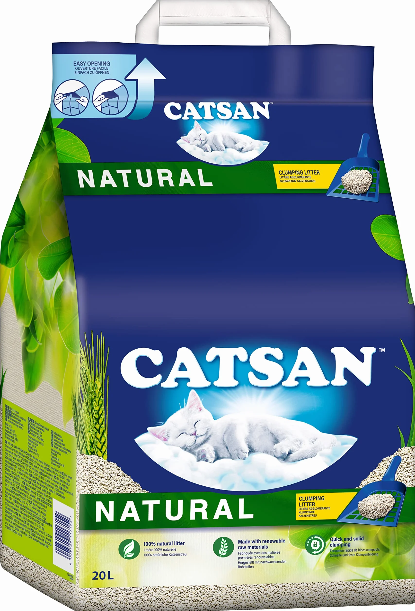 Catsan Natural Żwirek dla Kota 20 l